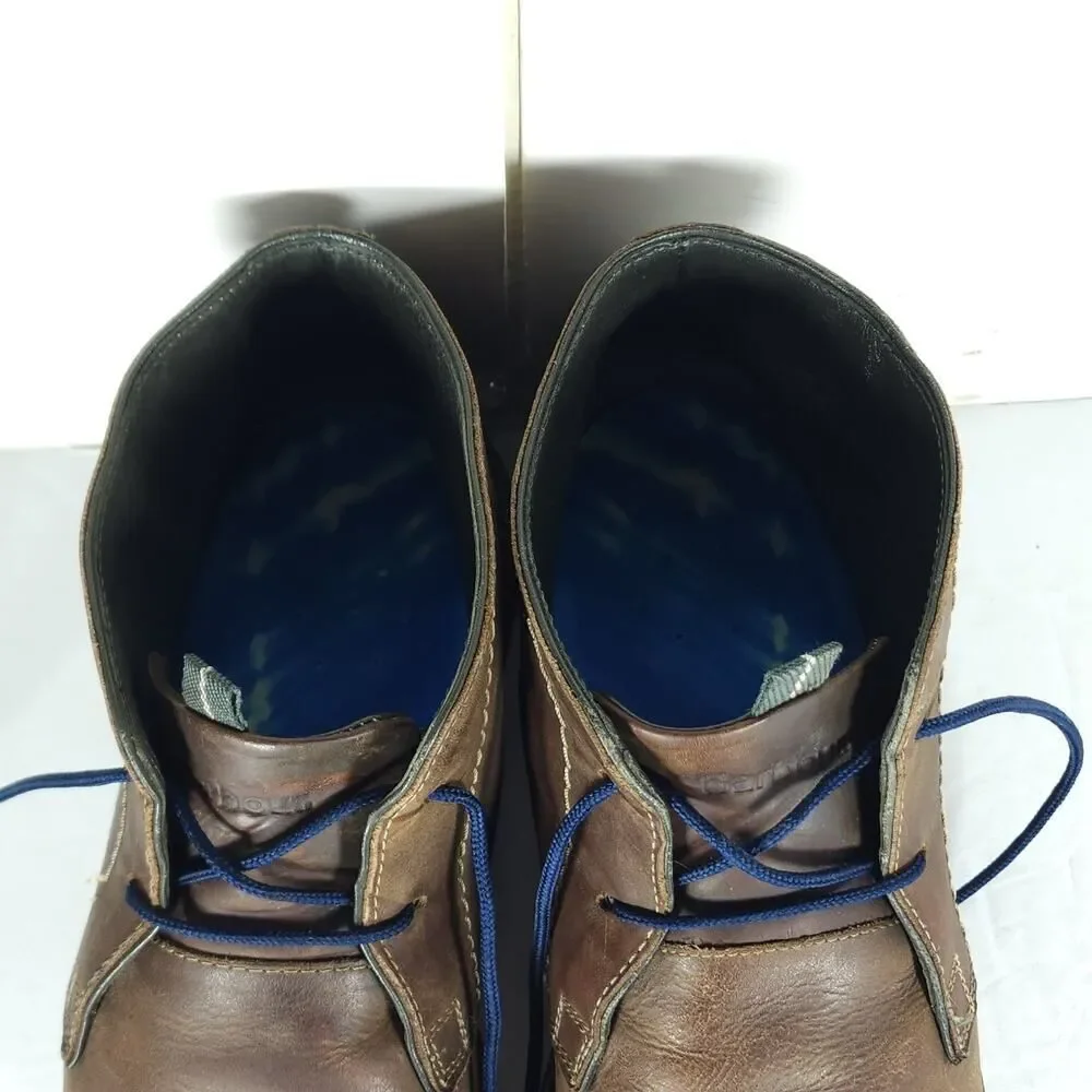 Barbour Men's Readhead US10? Brown Leather Lace Up Ankle Chukka Boot Shoes